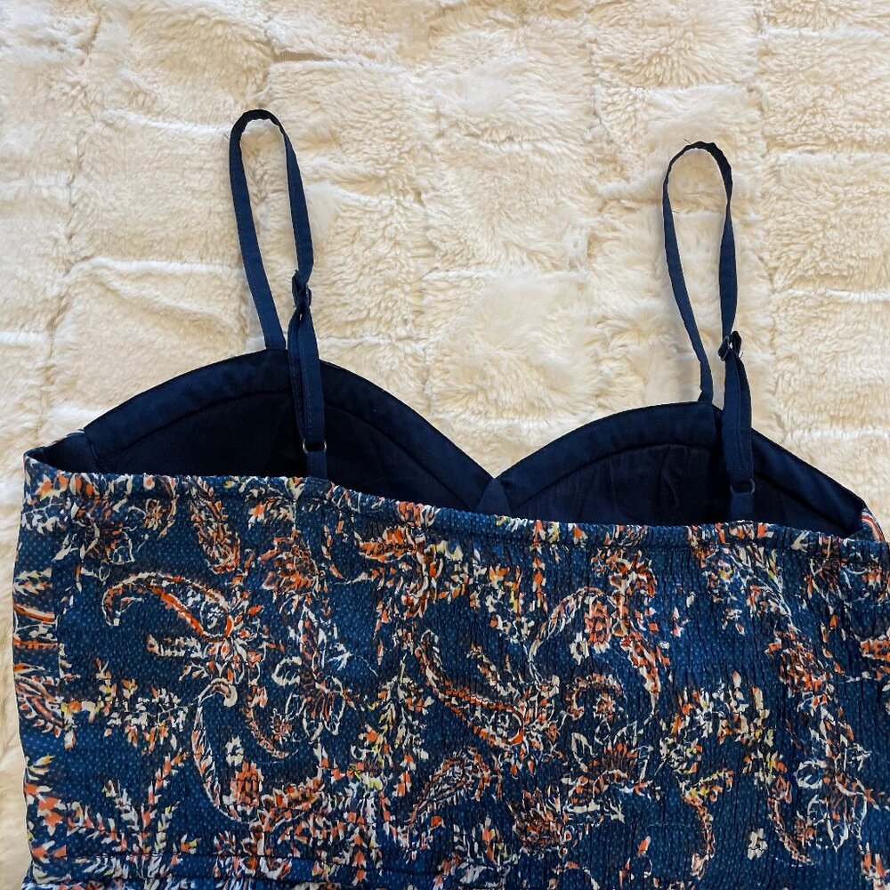 Band of Gypsies shorts/maxi blue floral jumper - Picture 6 of 8
